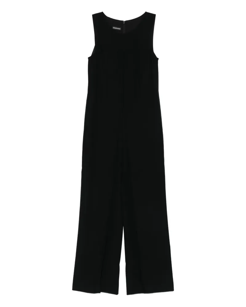 Emporio Armani Ärmelloser Jumpsuit - Schwarz Schwarz