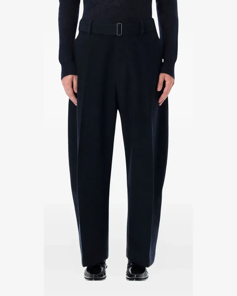 Studio Nicholson belted trousers - Blau Blau