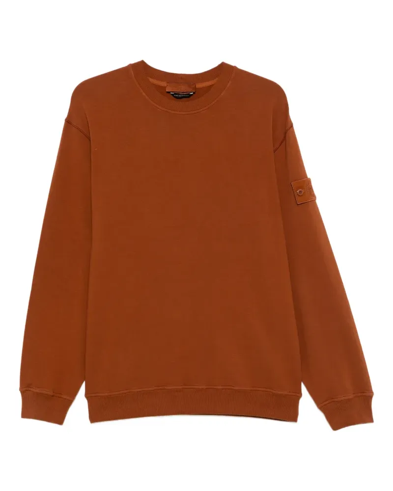 Stone Island Ghost Sweatshirt mit Logo-Patch - Braun Braun