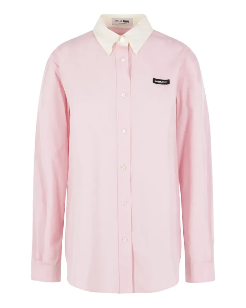 Miu Miu Klassisches Hemd - Rosa Rosa