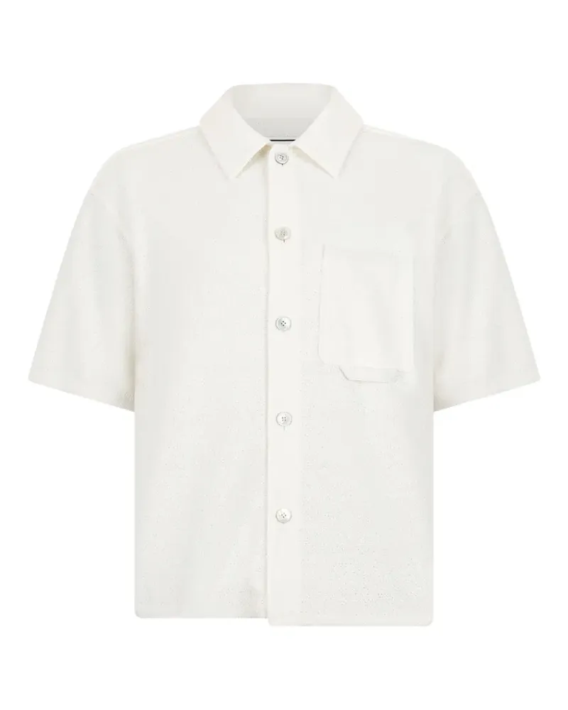 Wooyoungmi button-up chest-pocket shirt - Weiß Weiß