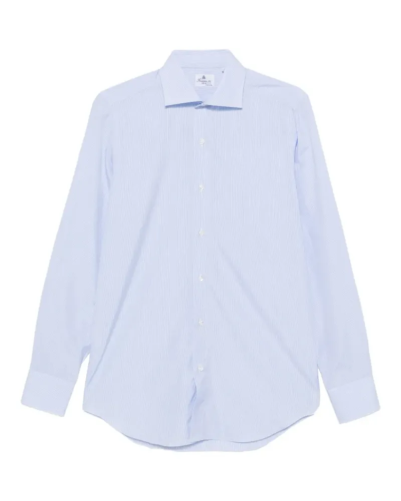 Finamore 1925 Milano striped shirt - Blau Blau