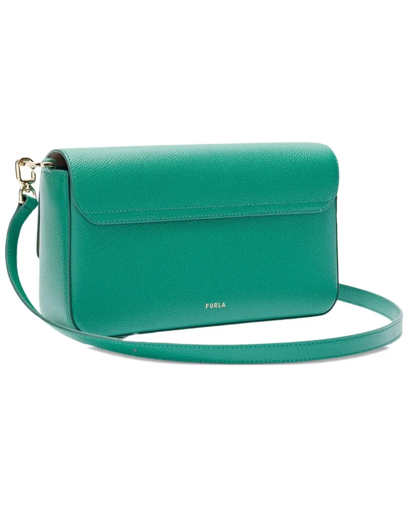 Furla Iride Schultertasche aus Leder - Grün Grün