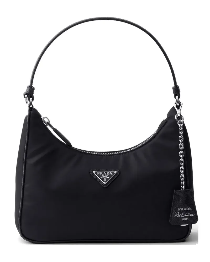 Prada Re-Edition 2005 Re-Nylon and Saffiano mini bag - Schwarz Schwarz