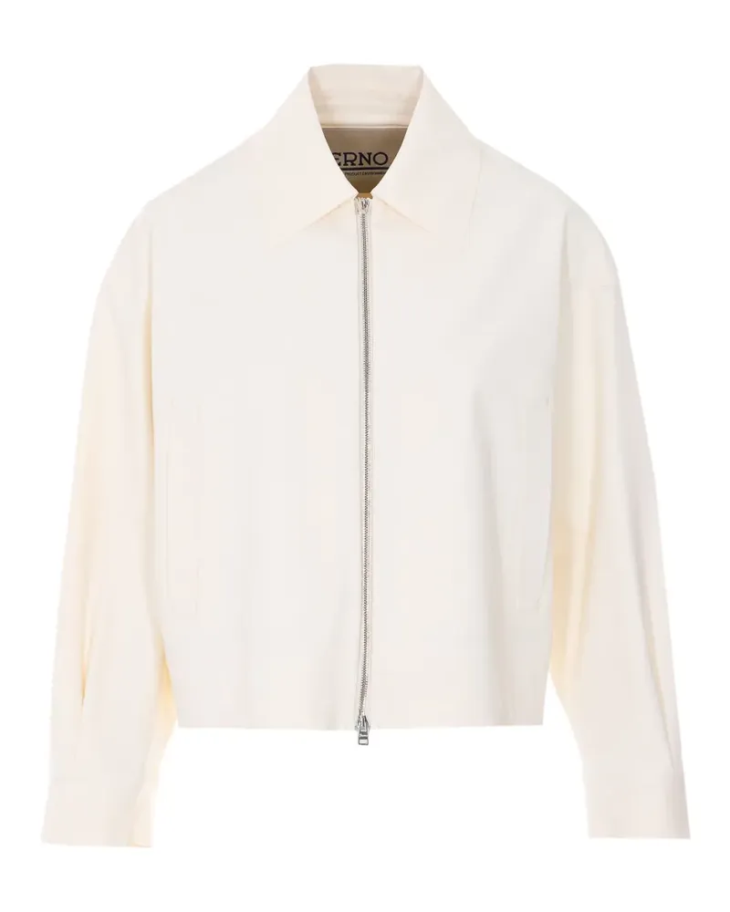 Herno FIRST-ACT zip high-neck jacket - Nude Nude