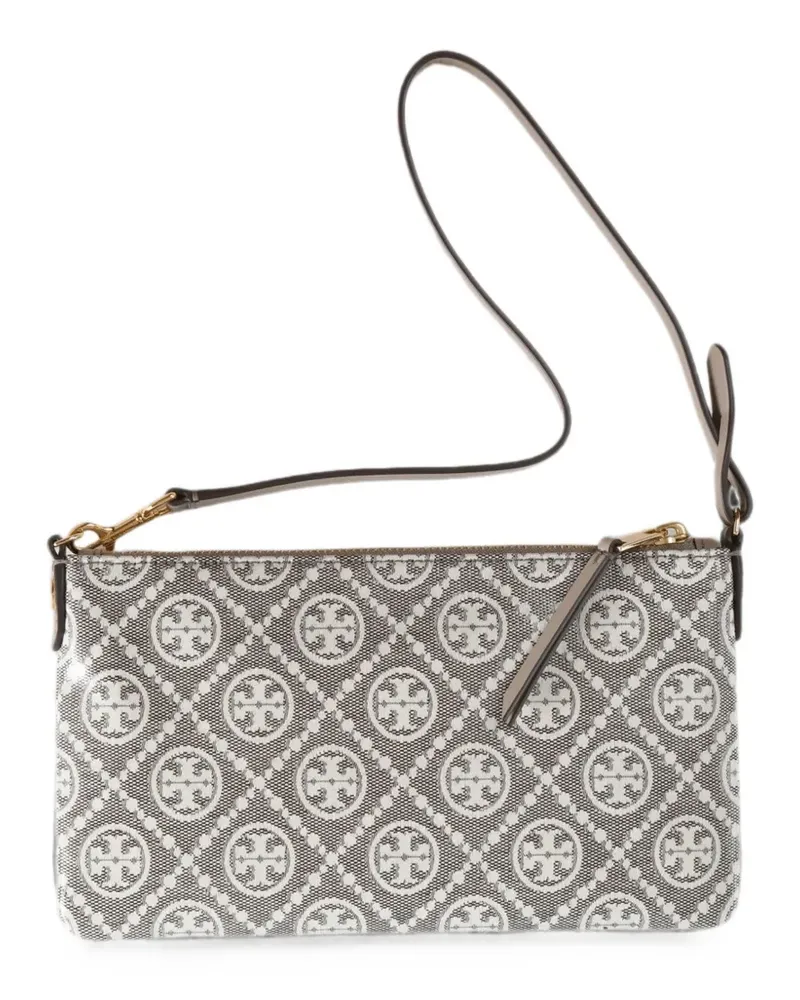 Tory Burch monogram-pattern shoulder bag - Grau Grau