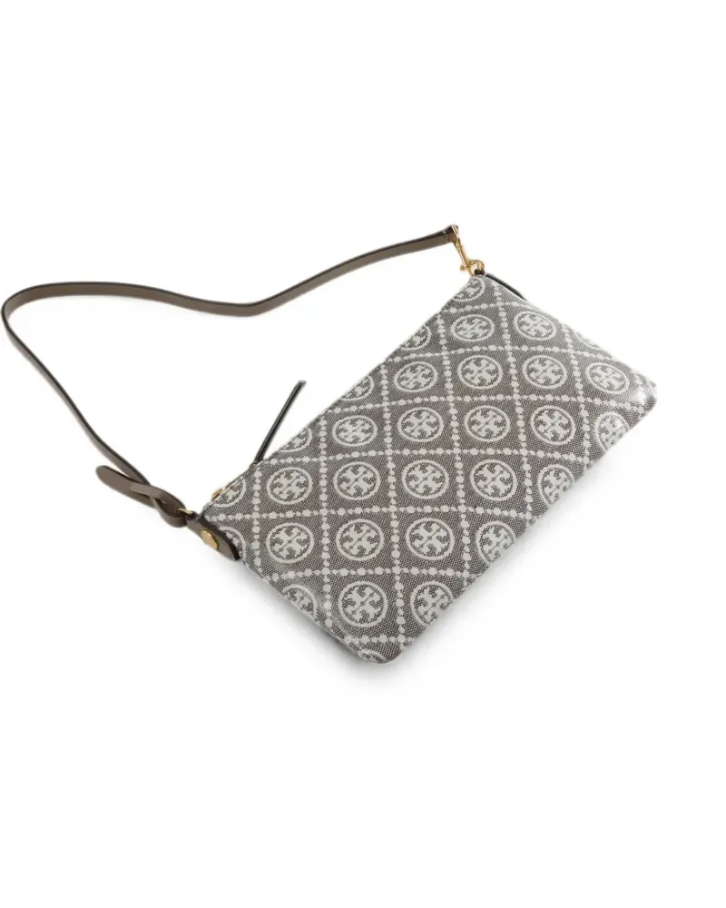 Tory Burch monogram-pattern shoulder bag - Grau Grau