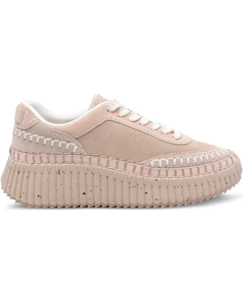 Chloé Nama Plateau-Sneakers - Rosa Rosa