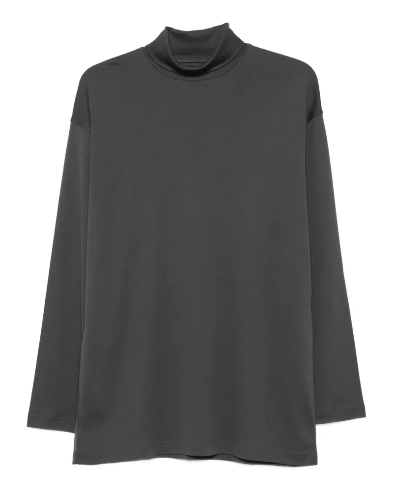 Christophe Lemaire Langarmshirt mit Stehkragen - Grau Grau