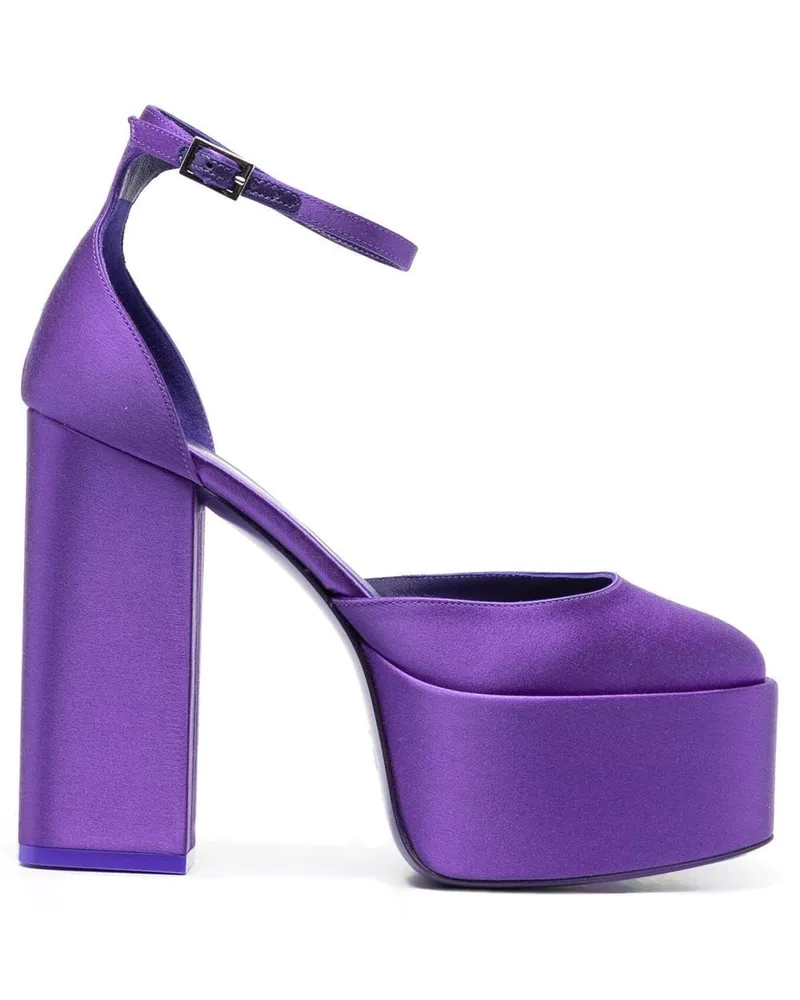 Paris Texas Pumps mit Plateau 135mm - Violett Violett