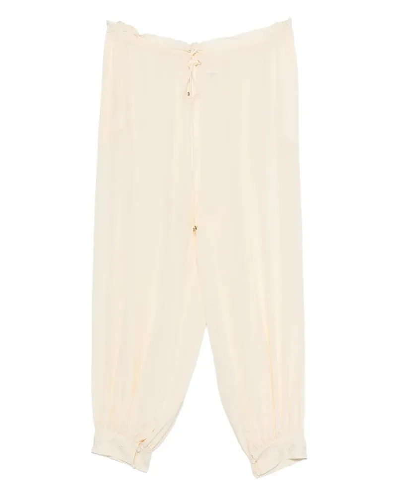 Chloé Hose mit Kordelzug - Nude Nude