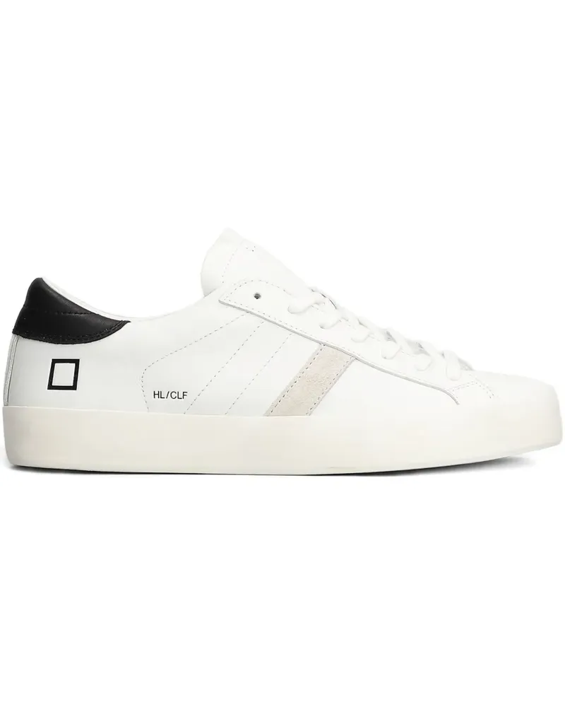 D.A.T.E. Sneakers mit Ledereinsätzen - Weiß Weiß