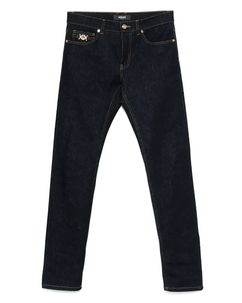 Versace Jeans mit Medusa-Kopf - Blau Blau