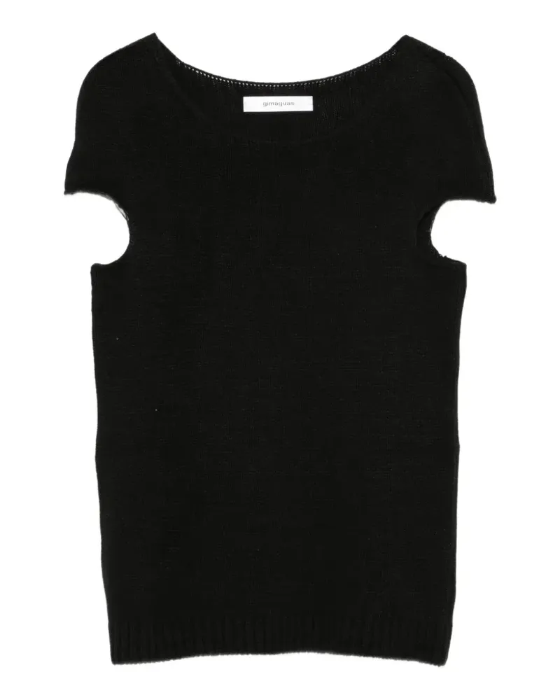 GIMAGUAS Sindi cut-out knitted top - Schwarz Schwarz