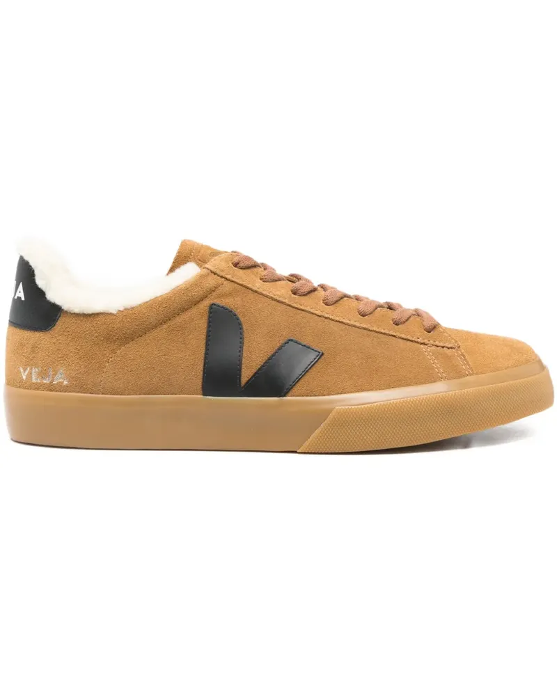 VEJA Campo Winter suede panelled sneakers - Braun Braun