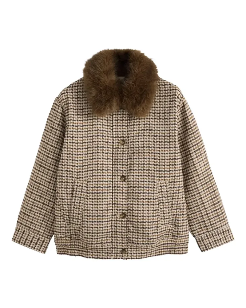 Levi's Billie Jacke mit Hahnentrittmuster - Nude Nude