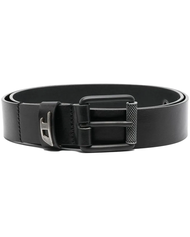 Diesel B-Dave II Gürtel aus Leder - Schwarz Schwarz