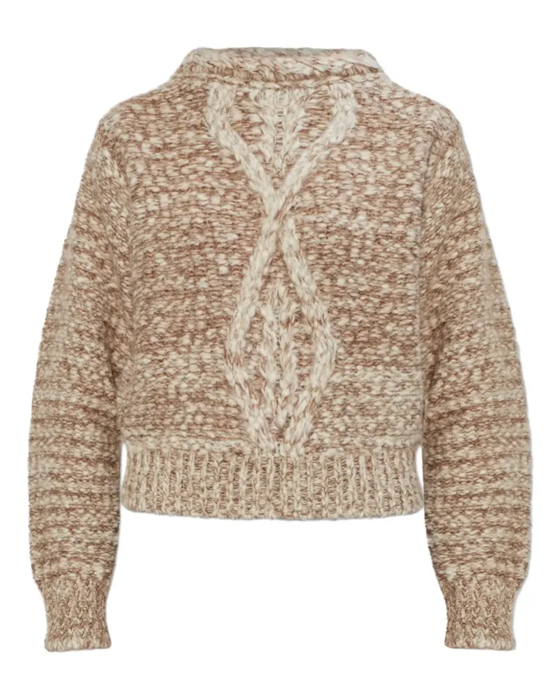 Isabel Marant Dorota cable-knit sweater - Nude Nude