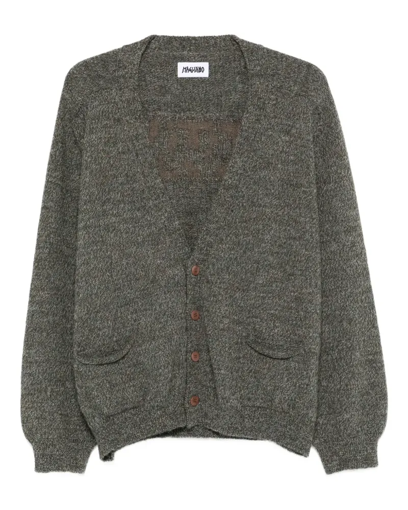 Magliano Geknöpfter Cardigan mit aufgesetzten Taschen - Grau Grau