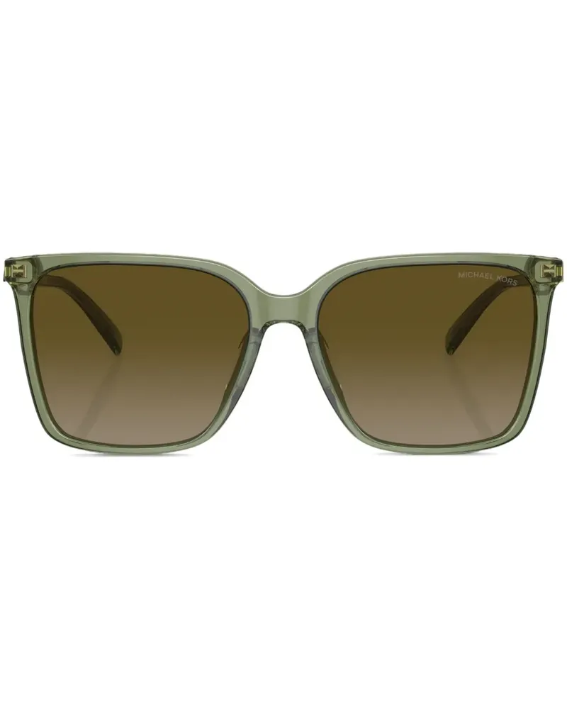 Michael Kors Sonnenbrille mit eckigem Gestell - Grün Grün