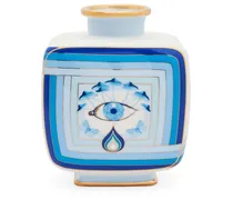 Eckige Druggist Vase - Blau