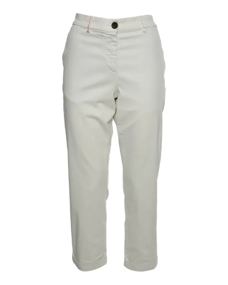 FourTwoFour on Fairfax Hose mit Logo-Detail - Weiß Weiß