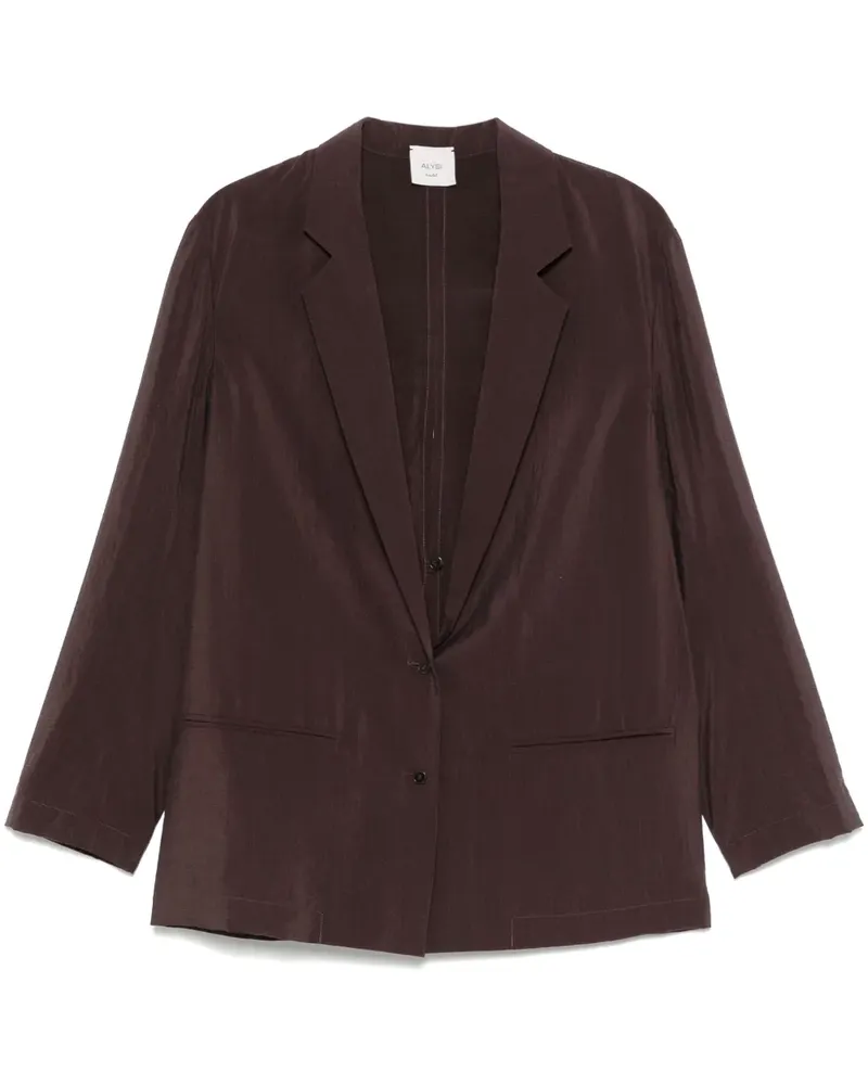 ALYSI Blazer mit Knopfverschluss - Violett Violett