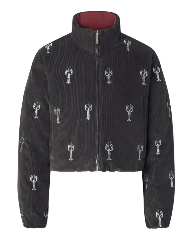 Thom Browne Wendbare Jacke mit Hummerstich - Grau Grau