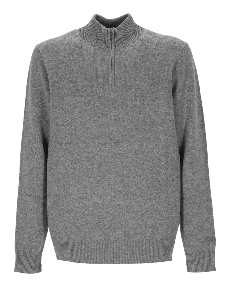 MC2 Saint Barth Pullover mit Reißverschluss - Grau Grau