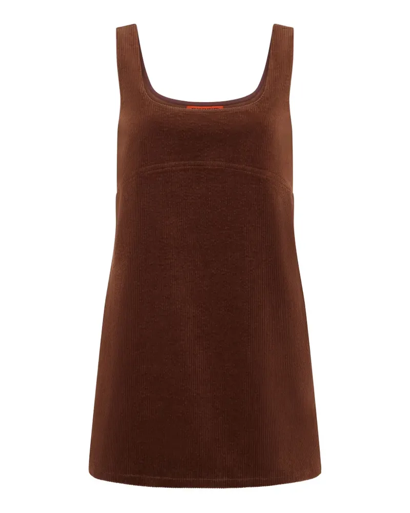 Simon Miller Sahara corduroy cotton mini dress - Braun Braun