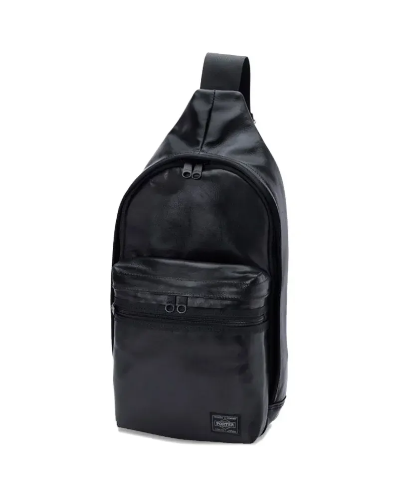 PORTER-YOSHIDA & CO Mini Schultertasche - Schwarz Schwarz