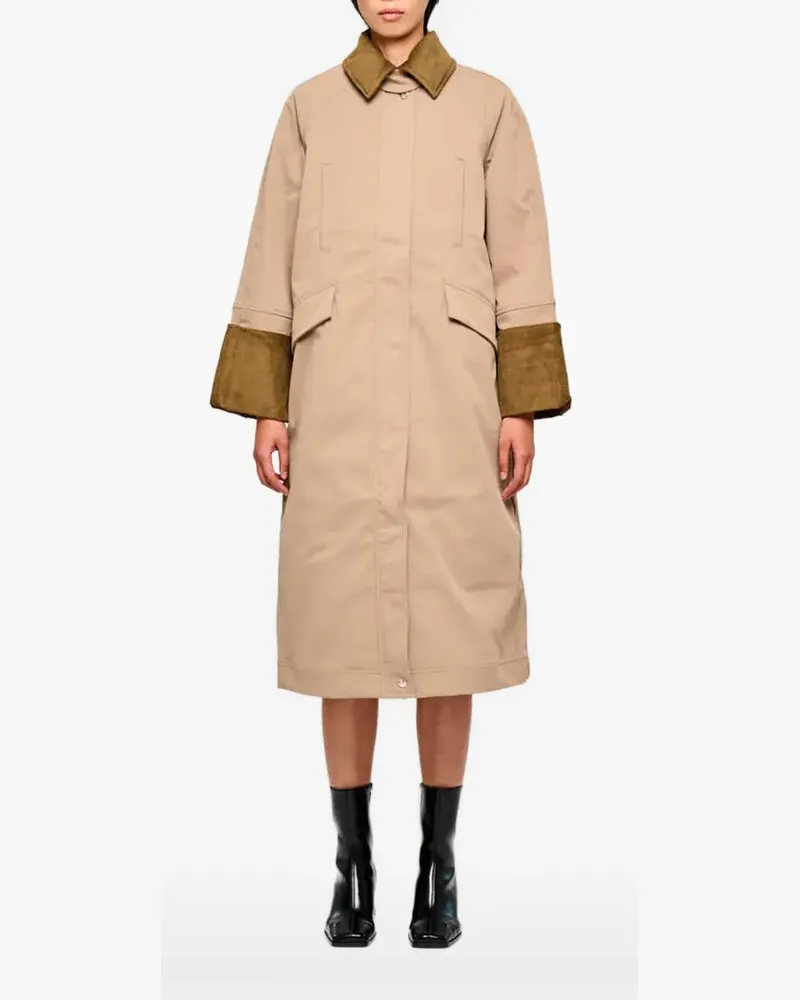 OOF WEAR rear-vent long-sleeve jacket - Nude Nude