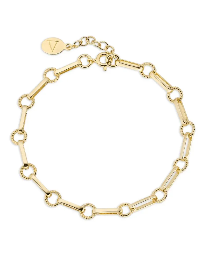 V JEWELLERY Verdrehtes Kettenarmband - Gold Gold