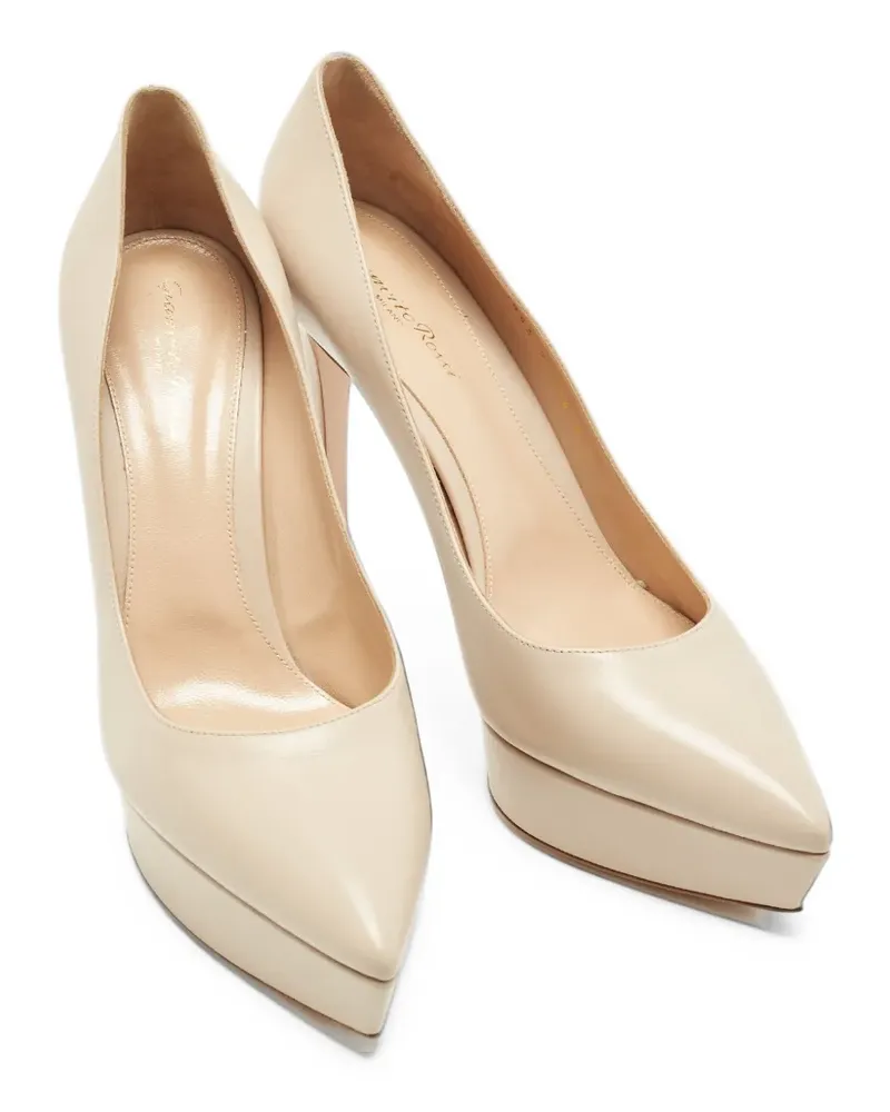 Gianvito Rossi Gianvito Plateau-Pumps mit spitzer Kappe - Nude Nude