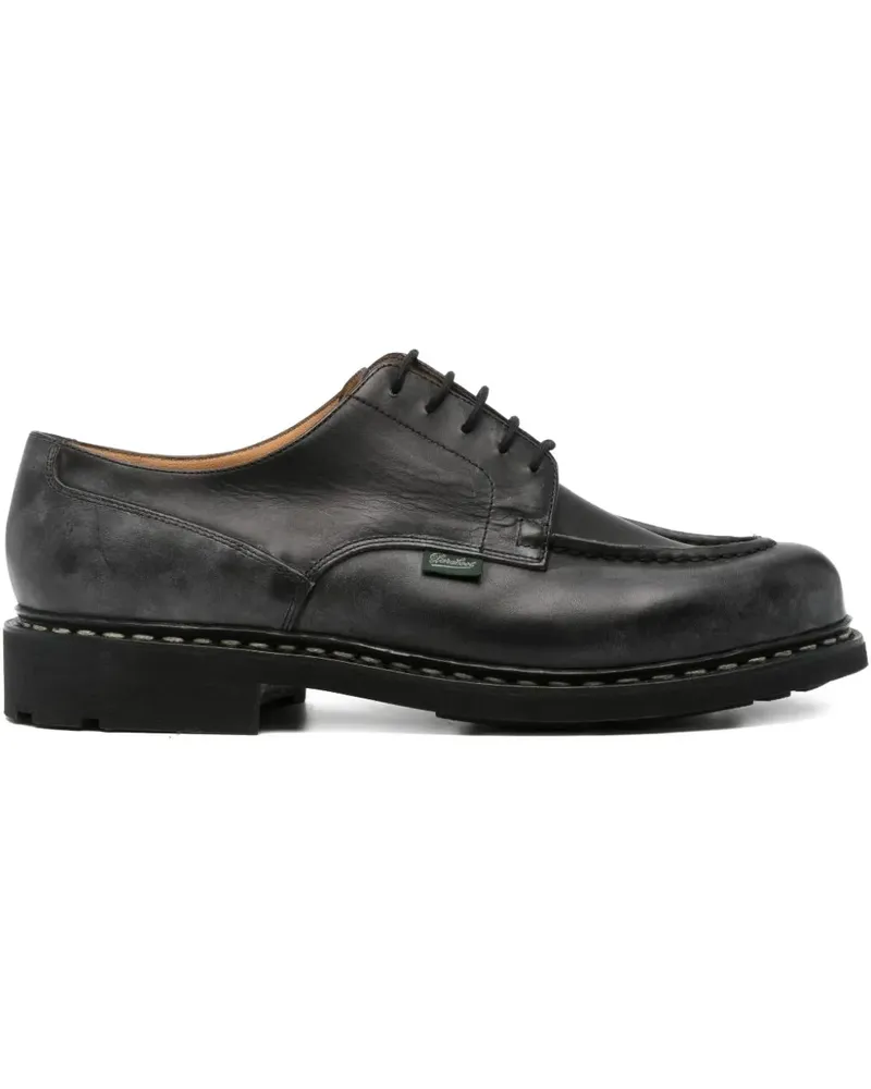 Paraboot Derby-Schuhe mit runder Kappe - Schwarz Schwarz