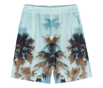 Leichte Shorts mit Palmen-Print