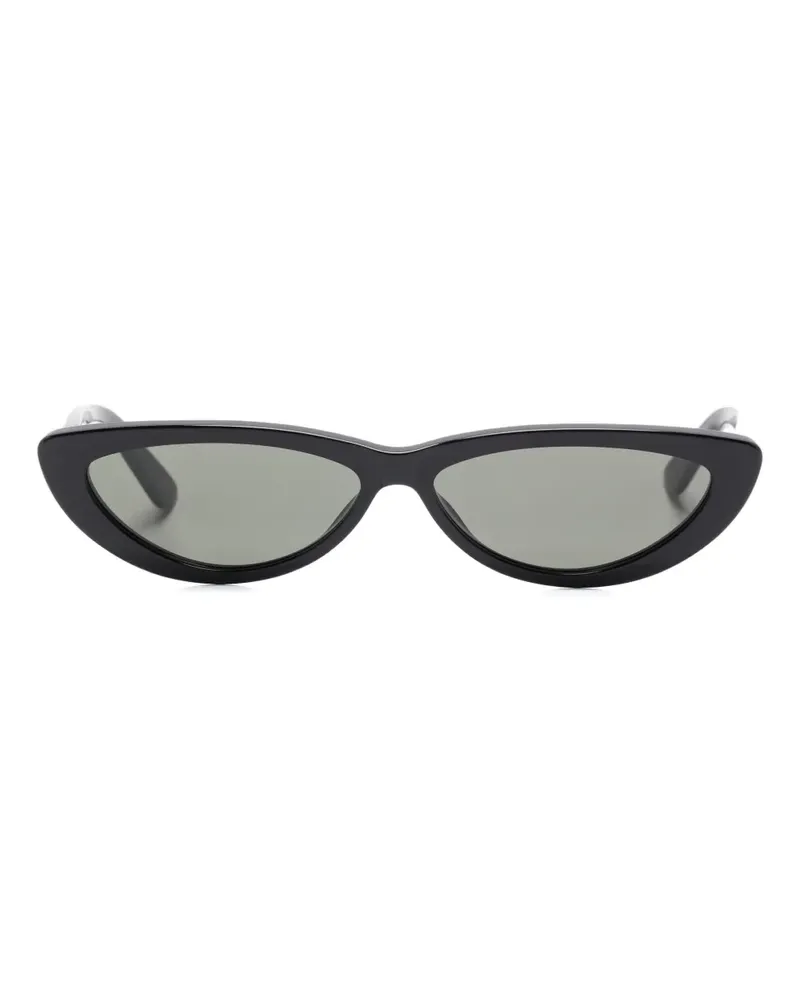 Alexander McQueen Sonnenbrille mit Cat-Eye-Gestell - Schwarz Schwarz