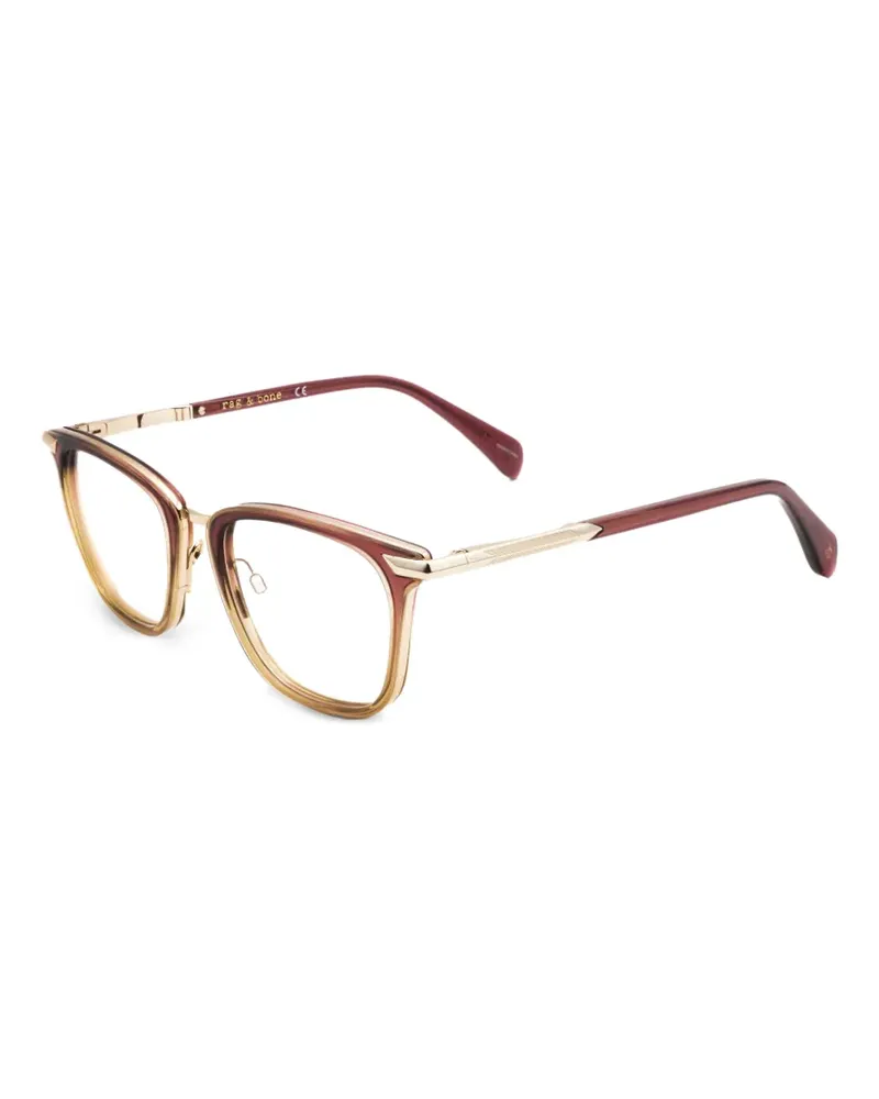Rag & Bone Brille mit eckigem Gestell - Gold Gold
