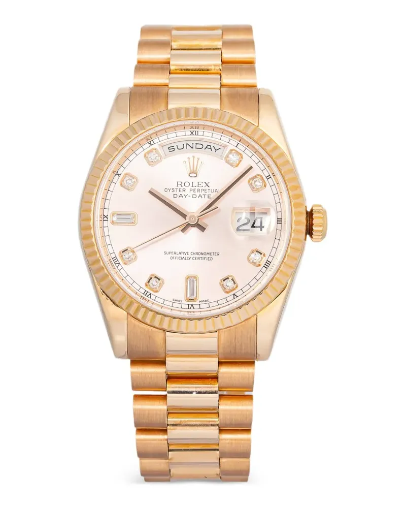 Rolex Day-Date 36mm watch - Rosa Rosa
