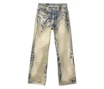 Jeans mit Sandstrahleffekt - Nude