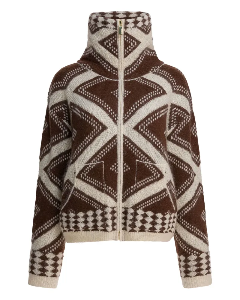 MAX&MOI Glory Cardigan - Braun Braun