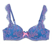 BH mit Spitzenstickerei - Blau