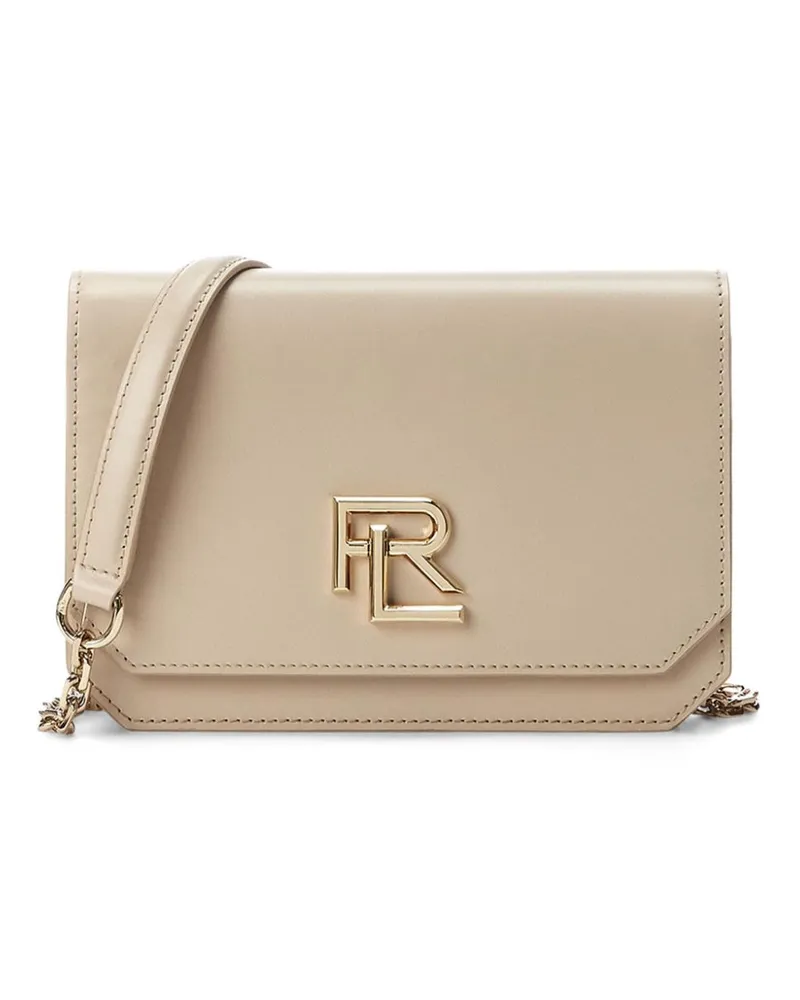 Ralph Lauren Umhängetasche mit Logo-Schild - Nude Nude