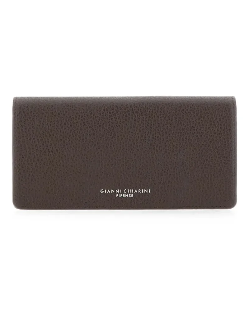 Gianni Chiarini Grain pebbled leather wallet - Braun Braun
