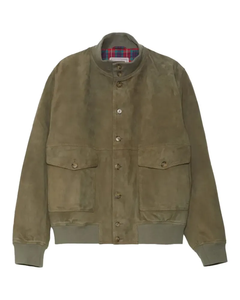 Baracuta suede jacket - Grün Grün