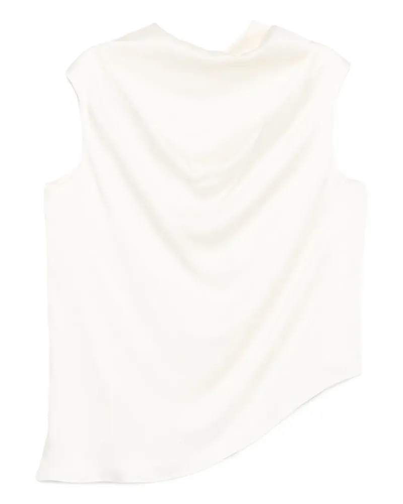 Róhe Top mit drapiertem Kragen - Nude Nude
