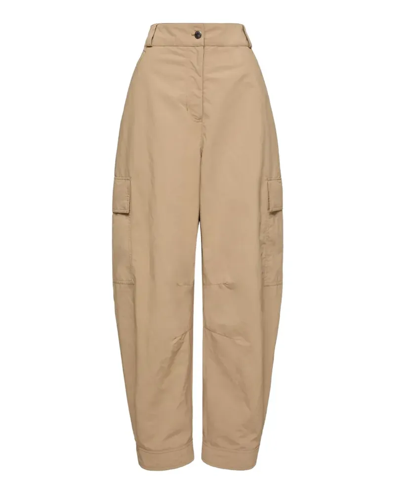 Moncler Day-Namic Cargohose mit Logo-Patch - Braun Braun