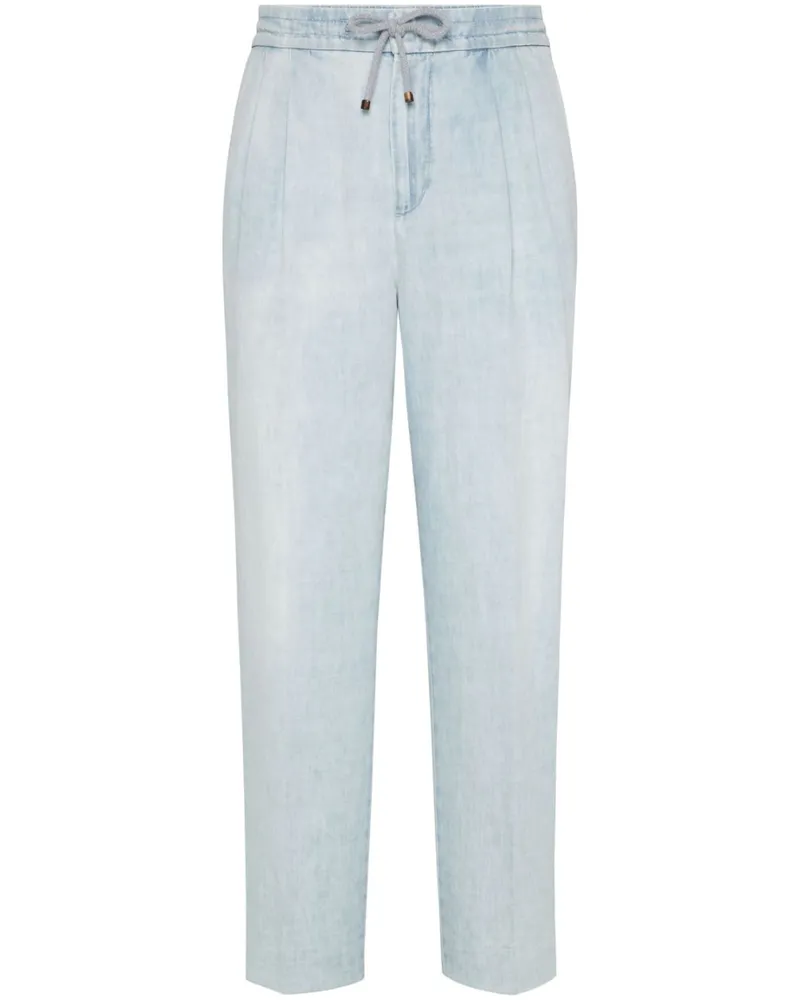 Brunello Cucinelli Jogginghose mit Kordelzug - Blau Blau