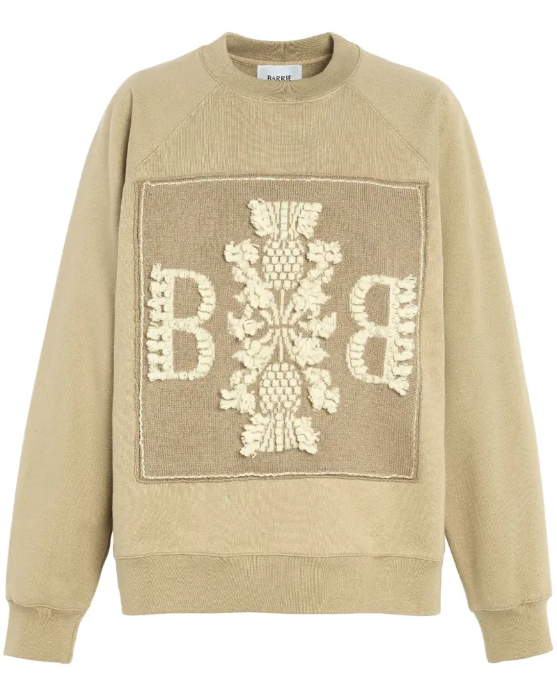 Barrie Sweatshirt mit Logo-Stickerei - Grün Grün
