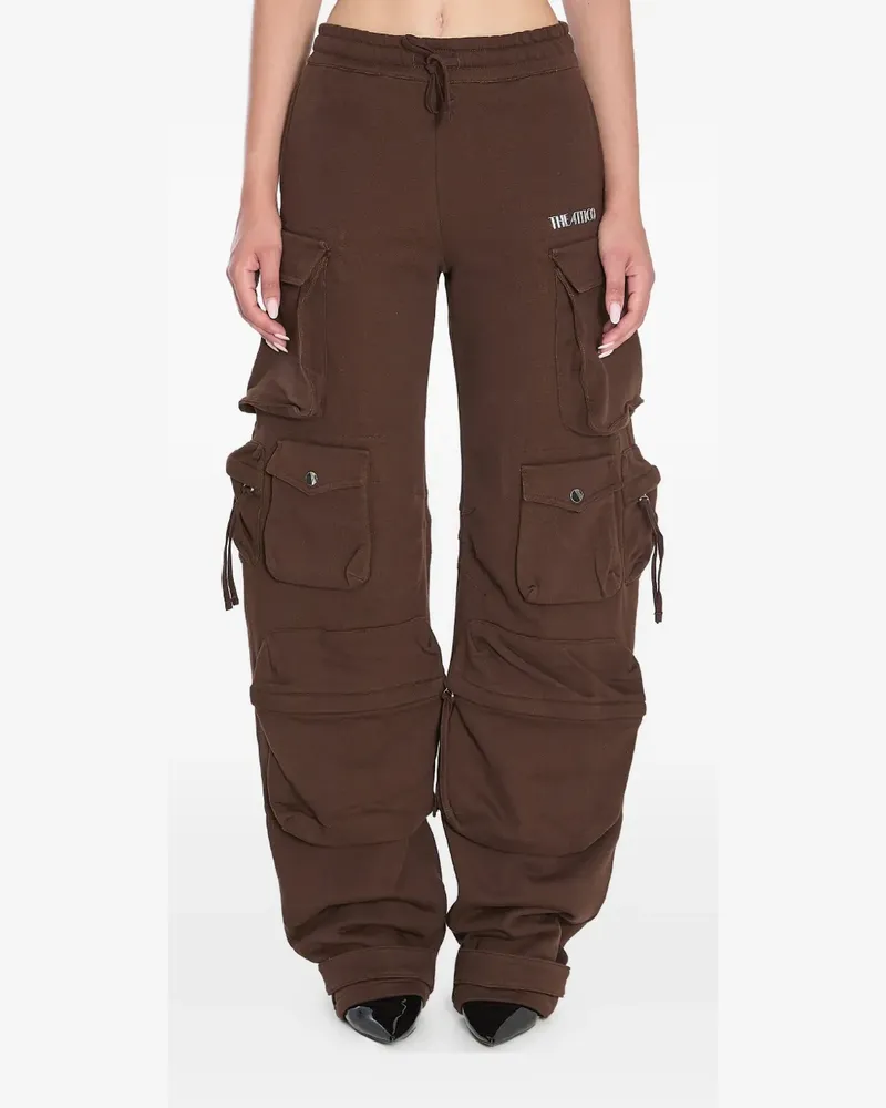 ATTICO Fern Cargohose mit Stretchbund - Braun Braun